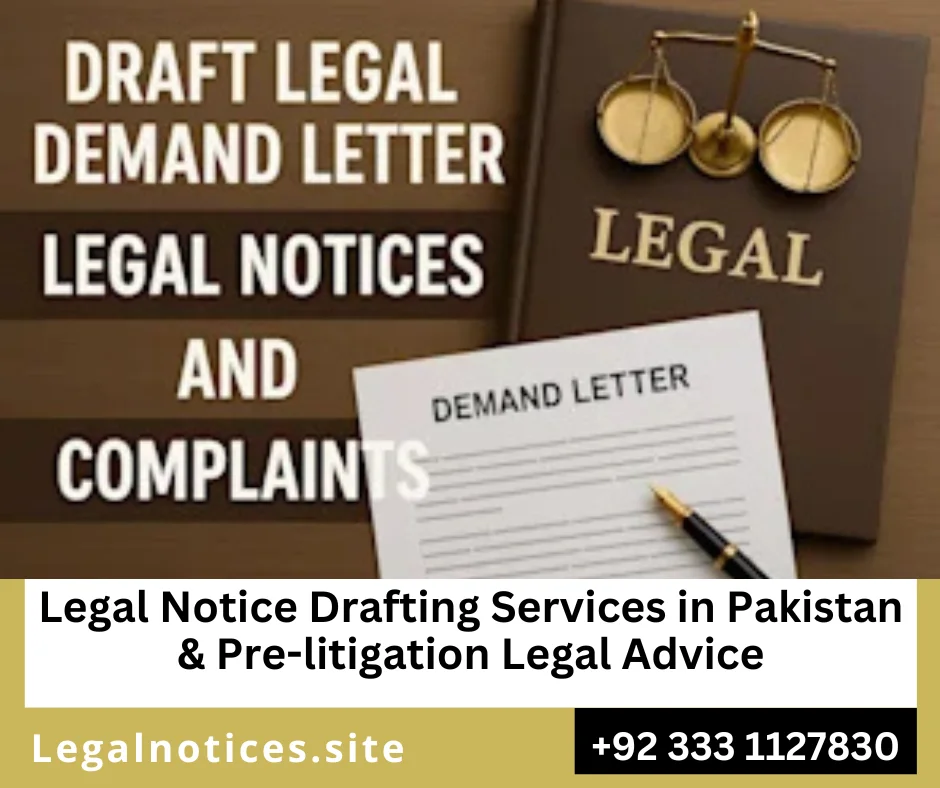 pre litigation legal advice pakistan