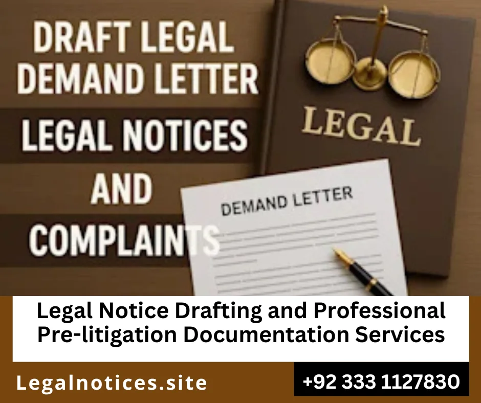 professional legal notice drafting services for dispute resolution